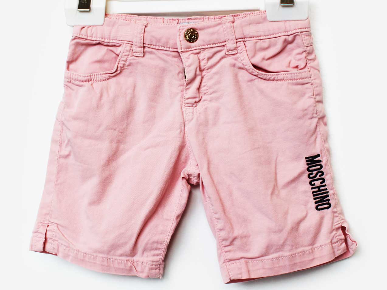 Half Pants, Shorts - モスキーノ ハーフパンツ 86cm キッズ 女児 ピンク【中古】★