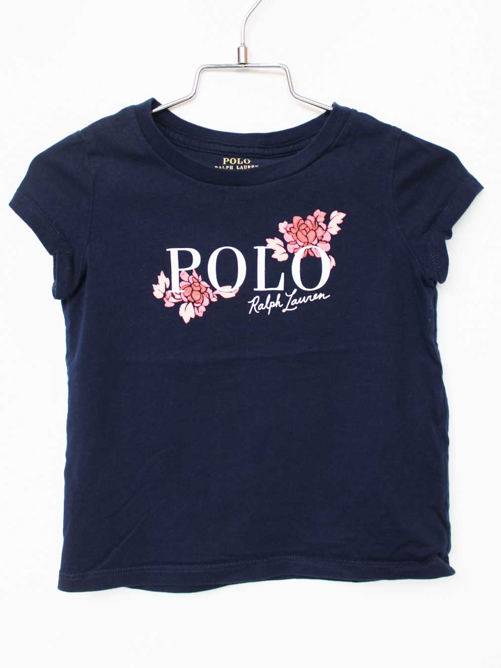Rakuten - ラルフローレン 半袖カットソー 100cm キッズ 女児 紺【中古】★