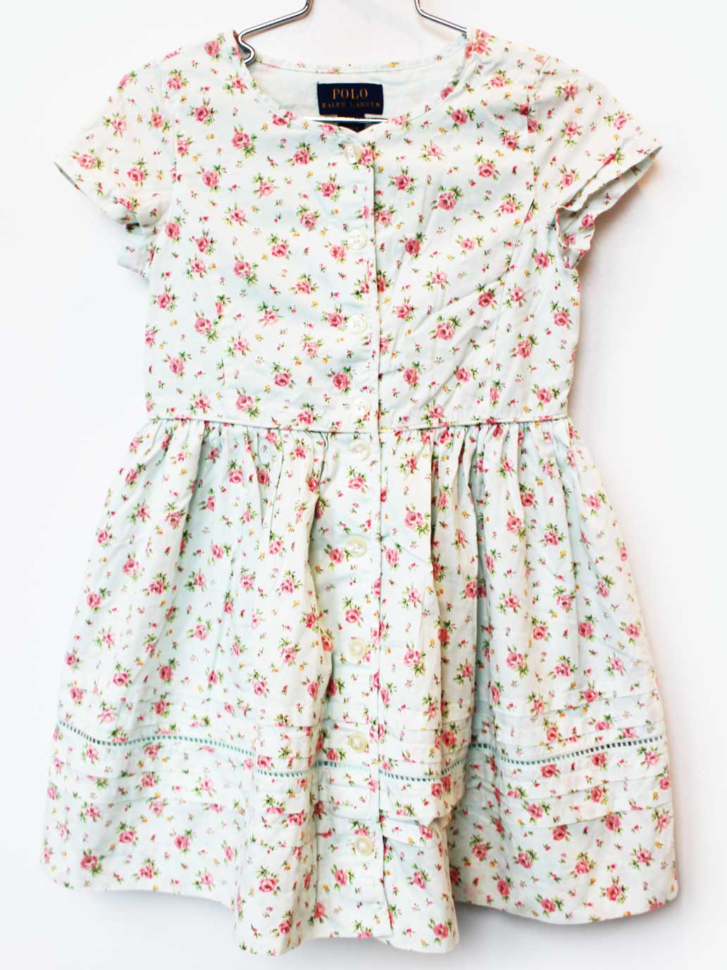 Rakuten - ラルフローレン 半袖ワンピース 110cm キッズ 女児 ブルー【中古】★