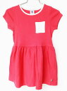 【夏SALE!】プチバトー 半袖ワンピース 95cm キッズ 女児 ピンク【中古】★