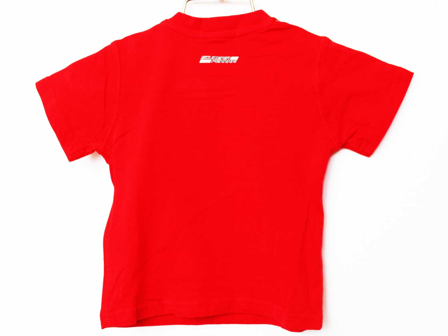 フェラーリ 半袖Tシャツ 60-70cm キッズ 男児 女児 赤【中古】★