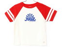 【夏SALE!】プチバトー 半袖Tシャツ 110cm キッズ 男児 女児 アイボリー×オレンジ【中古】★