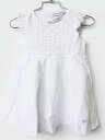【夏SALE!】エンポリオ アルマーニ 半袖ワンピース 92cm キッズ 女児 白【中古】★