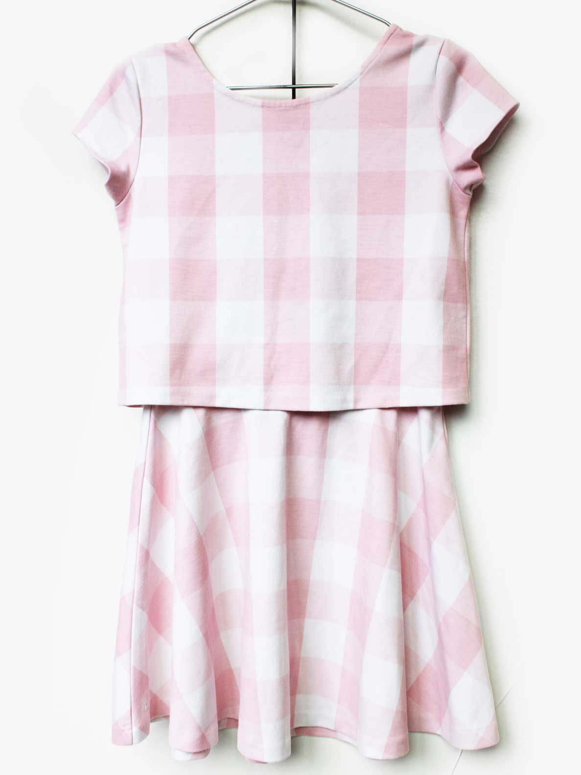 Short Sleeves - ラルフローレン 半袖トップス×スカートセット 150cm キッズ 女児 ピンク×白【中古】★