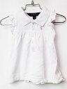ラルフローレン 半袖ポロシャツ 90cm キッズ 女児 白【中古】★