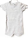 ボンポワン 半袖ショートオール 58cm キッズ 男児 女児 グレー【中古】★