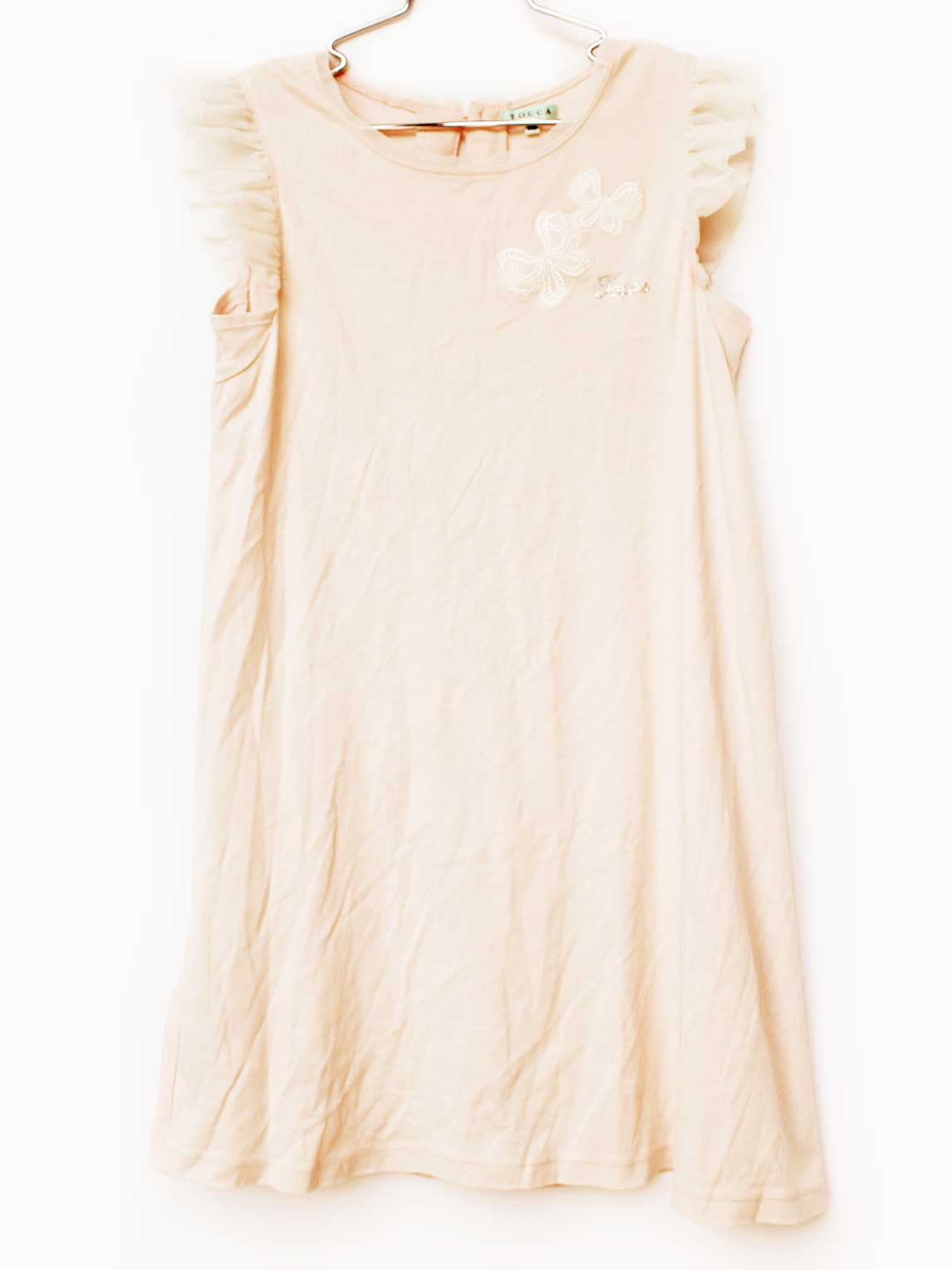 Rakuten - トッカ 半袖ワンピース 140cm キッズ 女児 ピンク【中古】★