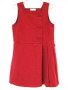 ケーピー ジャンパースカート 130cm キッズ 女児 ワインレッド【中古】【新入荷!】★