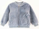 クミキョク ファーブルゾン 110cm キッズ 女児 ブルー系【中古】【新入荷!】★(4)