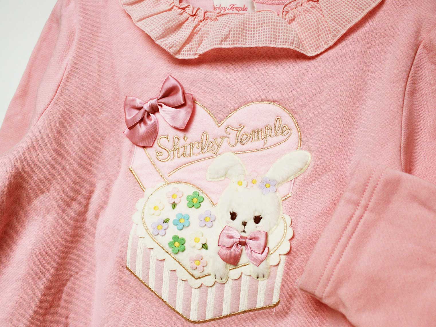 シャーリーテンプル トレーナー 130cm キッズ 女児 ピンク【中古】★