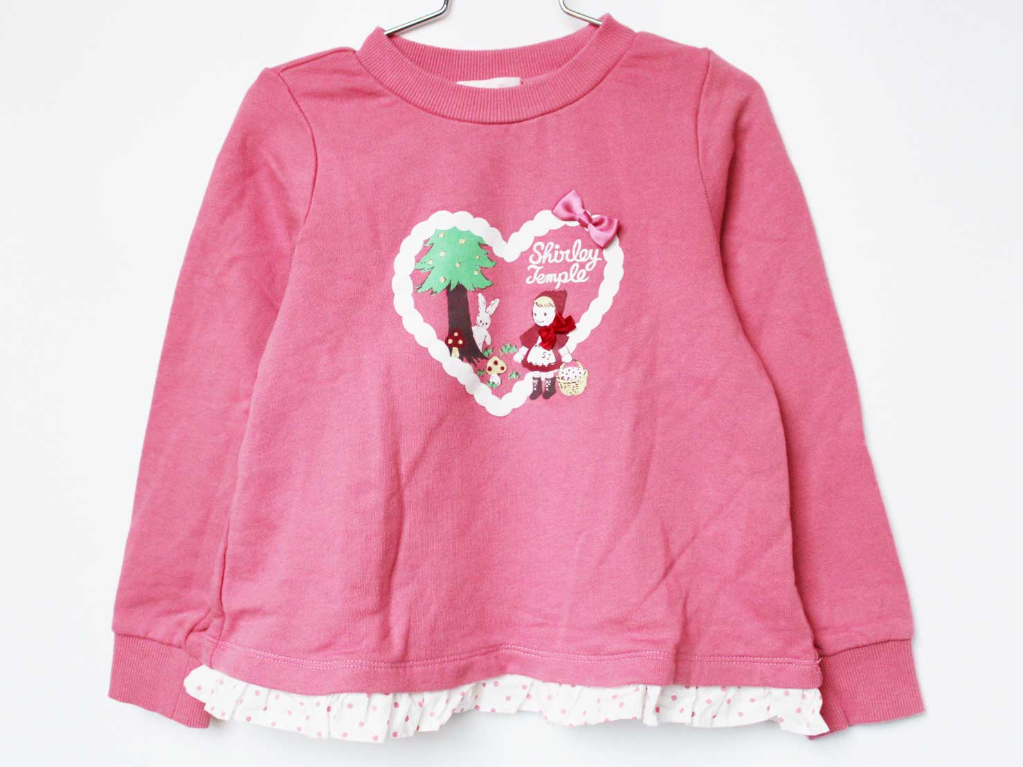 【SALE!】シャーリーテンプル トレーナー 120cm キッズ 女児 ピンク【中古】★