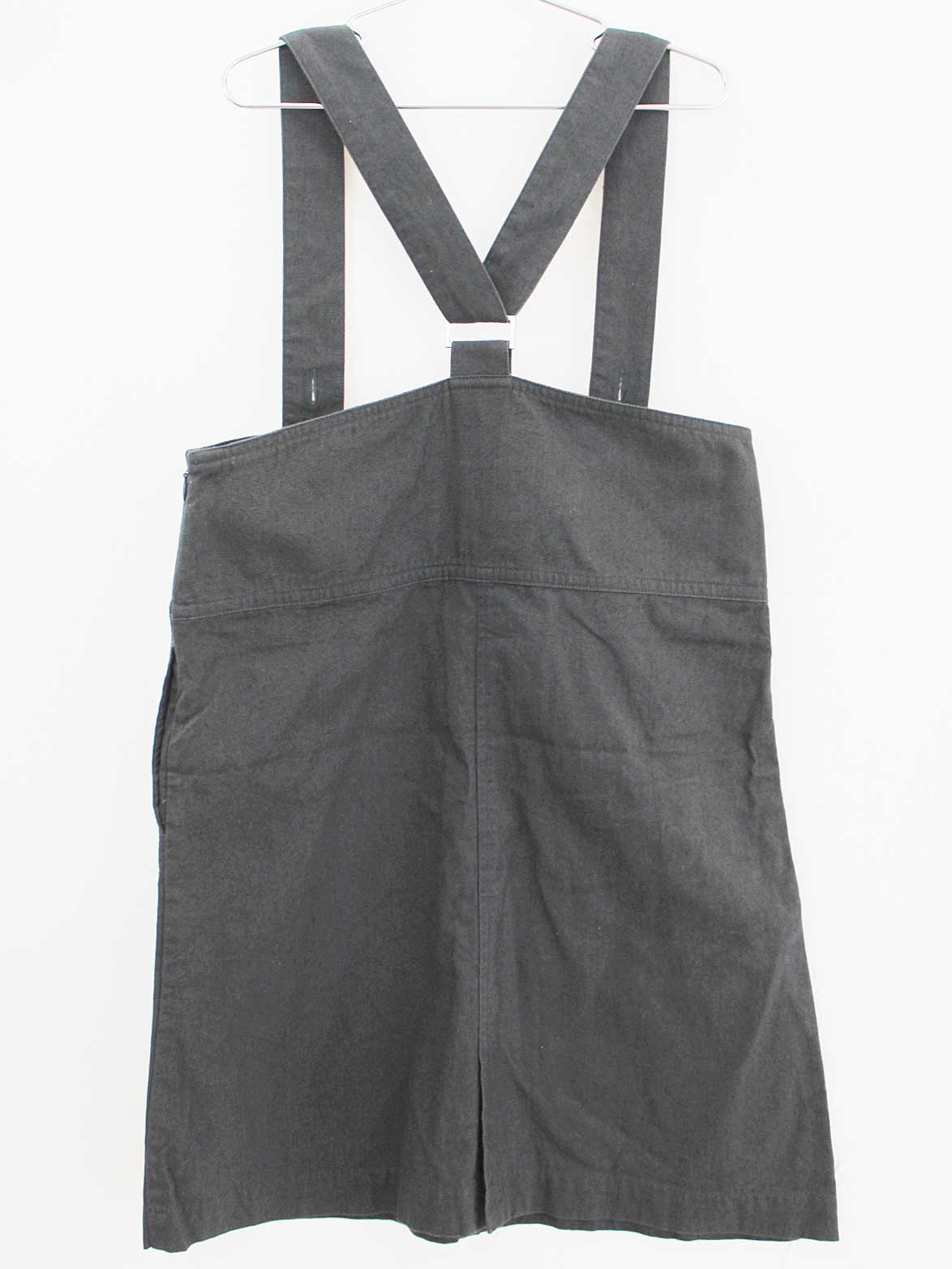 【SALE!】アーチ＆ライン ジャンパースカート 125-135cm キッズ 女児 グレー【中古】★
