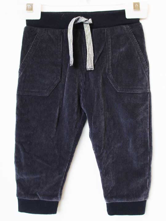 プチバトー ロングパンツ 74cm キッズ 男児 紺【中古】【新入荷!】★