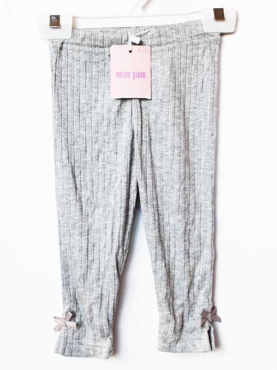 メゾピアノ レギンス 80cm キッズ 女児 グレー【新品 未使用品】【新入荷!】★