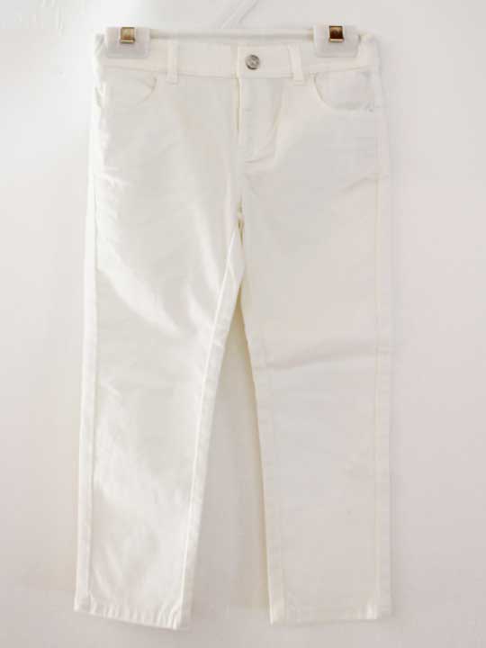 Long-Trousers, Trousers - グッチ ロングパンツ 95cm キッズ 男児 女児 白【中古】★