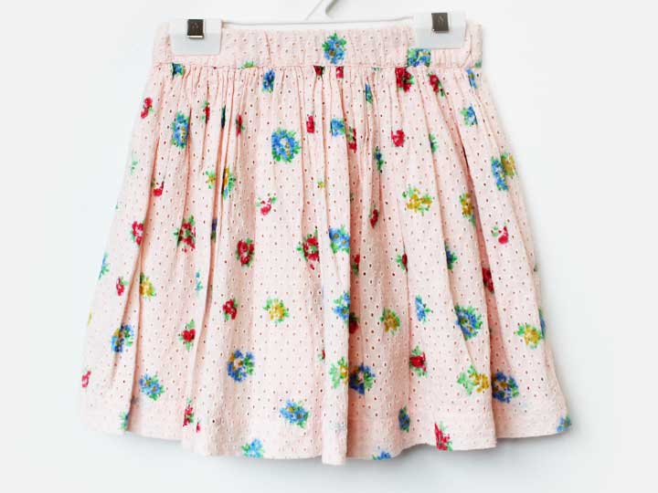【楽天スーパーSALE!】ボンポワン スカート 116cm キッズ 女児 ピンク【中古】★