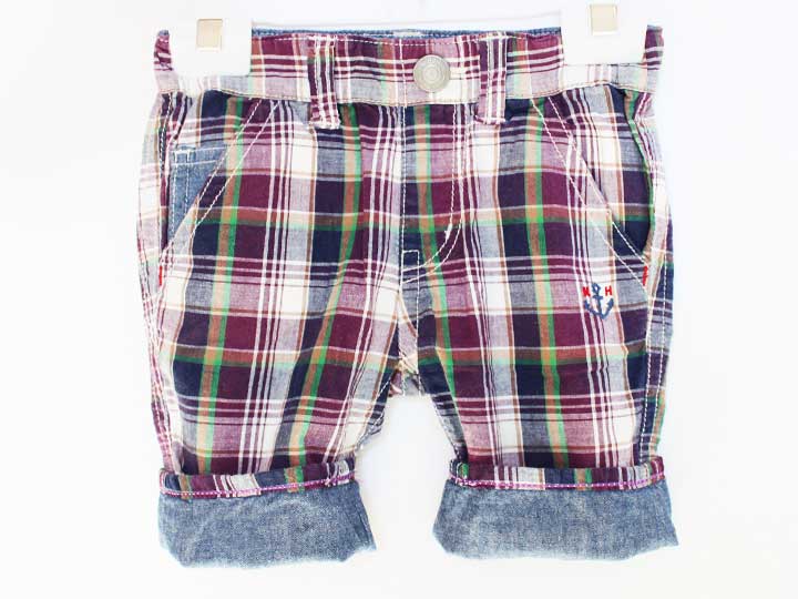 Rakuten - ミキハウス 6分丈パンツ 100cm キッズ 男児 紫【中古】★