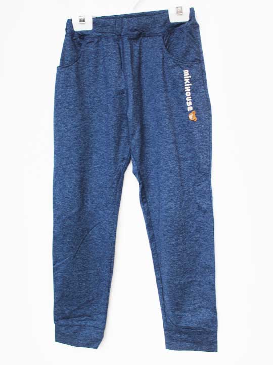 Long-Trousers, Trousers - ミキハウス ロングパンツ 130cm キッズ 男児 女児 ブルー【中古】★
