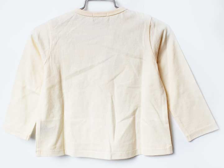 【SALE!】トロワラパン 長袖カットソー 90cm キッズ 女児 オフホワイト【新品 未使...