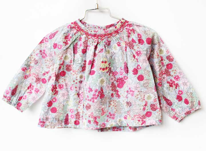 乐天商城 - ジャカディ 長袖ブラウス 81cm キッズ 女児 ピンク系【中古】★