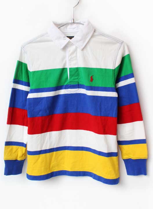 POLO ラルフローレン　ラガーシャツ　SWAG 値下げ可能！ polo ラルフローレン ラガーシャツ swag レッド ビッグポニー s - メルカリ