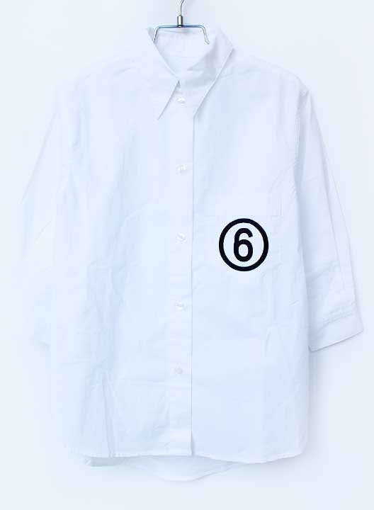 【新規SALE!】エムエムシックス 長袖シャツ 104cm キッズ 男児 女児 白【中古】★