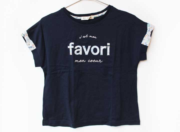 T-Shirts （Short Sleeve） - ポンポネット 半袖カットソー 160cm キッズ 女児 紺【中古】★