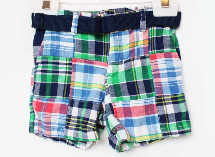 Half Pants, Shorts - ラルフローレン ハーフパンツ 80cm キッズ 男児 マルチカラー【中古】【新入荷!】★