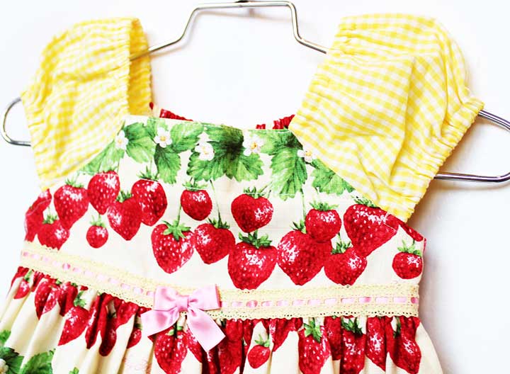 【新規SALE!】シャーリーテンプル ノースリーブワンピース 80cm キッズ 女児 黄色...