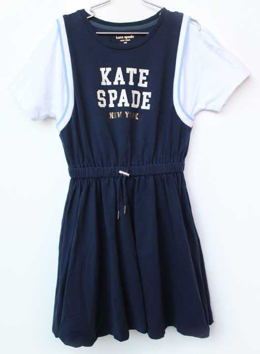 楽天市場】kate spade ケイト スペード ブルー（ワンピース｜キッズ