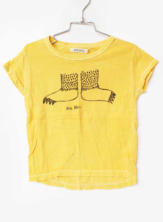 Rakuten - ボボショーズ 半袖Tシャツ 86cm キッズ 男児 女児 黄色【中古】★