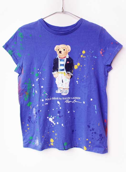 Rakuten - ラルフローレン 半袖Tシャツ 160cm キッズ 女児 紫系【中古】★