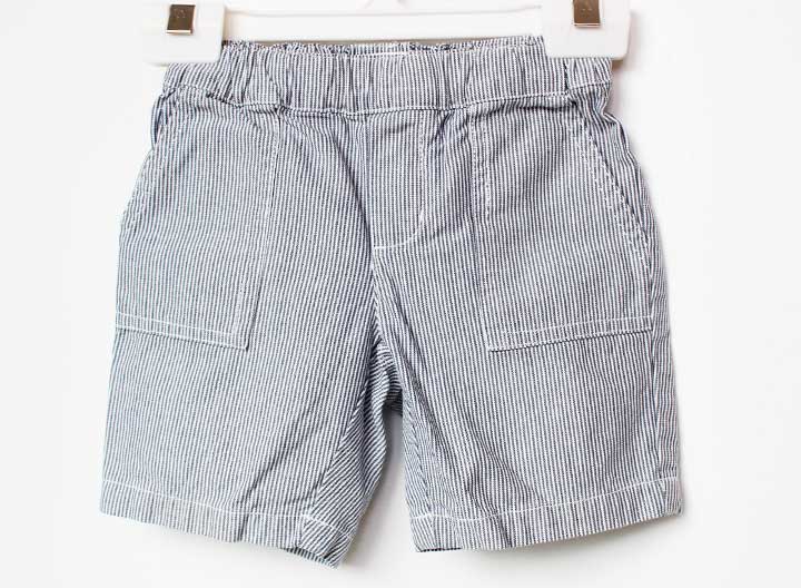 Half Pants, Shorts - ジャカディ ハーフパンツ 81cm キッズ 男児 白×紺【中古】【新入荷!】★