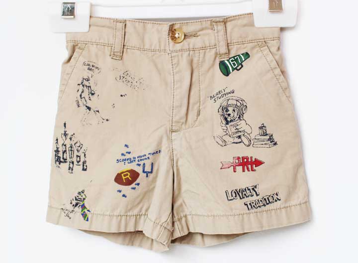 Rakuten - ラルフローレン ハーフパンツ 75cm キッズ 男児 ベージュ【中古】★