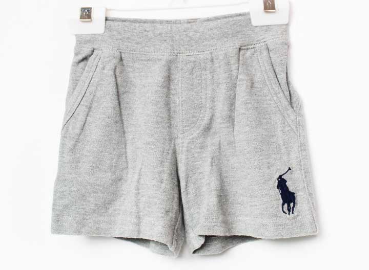 Half Pants, Shorts - ラルフローレン ハーフパンツ 80cm キッズ 男児 グレー【中古】【新入荷!】★