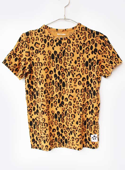 乐天商城 - ミニロディーニ 半袖Tシャツ 145cm キッズ 男児 女児 茶×黒【中古】★