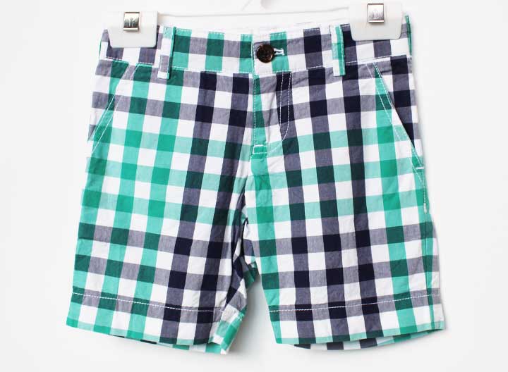 Other - ジャカディ ハーフパンツ 96cm キッズ 男児 紺×グリーン【中古】★