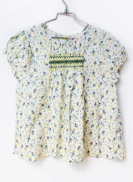 Short Sleeves - シップス 半袖ブラウス 140cm キッズ 女児 オフホワイト【中古】【新入荷!】★