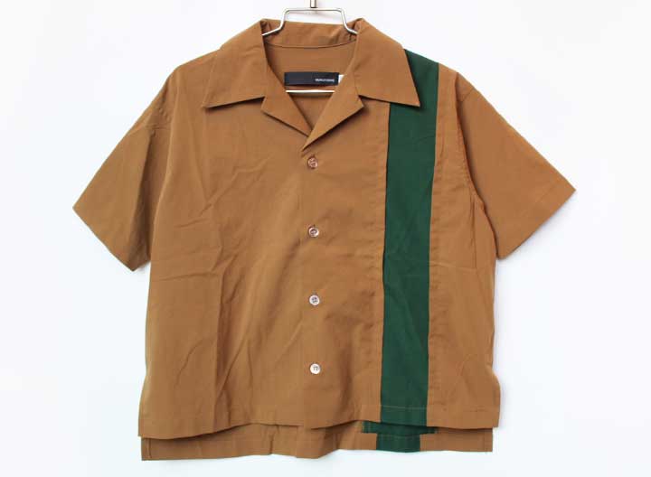 Rakuten - ヌヌ フォルム 半袖シャツ 105cm キッズ 男児 茶×深緑【中古】【新入荷!】★