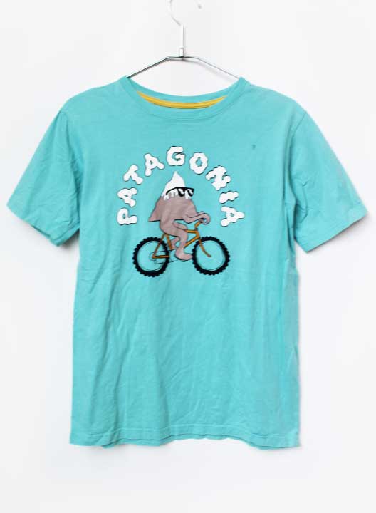 Rakuten - パタゴニア 半袖Tシャツ 149cm キッズ 男児 女児 ブルー【中古】【新入荷!】★