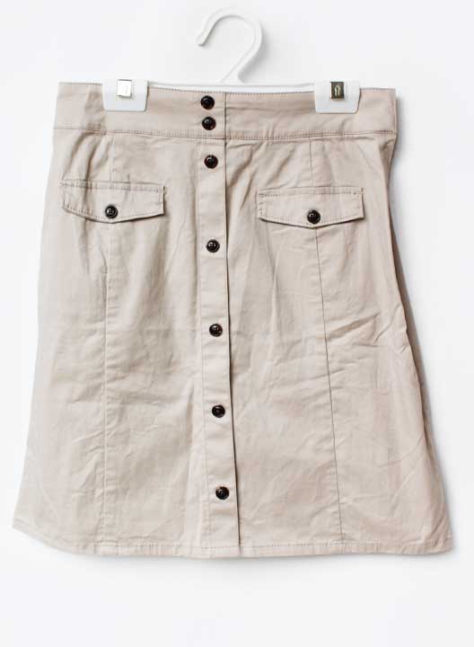 Tight Skirt - ベベ スカート 140cm キッズ 女児 ベージュ【中古】【新入荷!】★