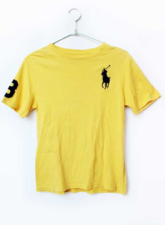 Rakuten - ラルフローレン 半袖Tシャツ 150cm キッズ 男児 黄色【中古】【新入荷!】★
