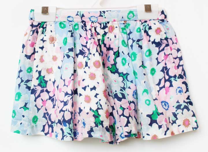 Culottes - ケイトスペードニューヨーク キュロットスカート 100cm キッズ 女児 紺×ピンク系【中古】【新入荷!】★