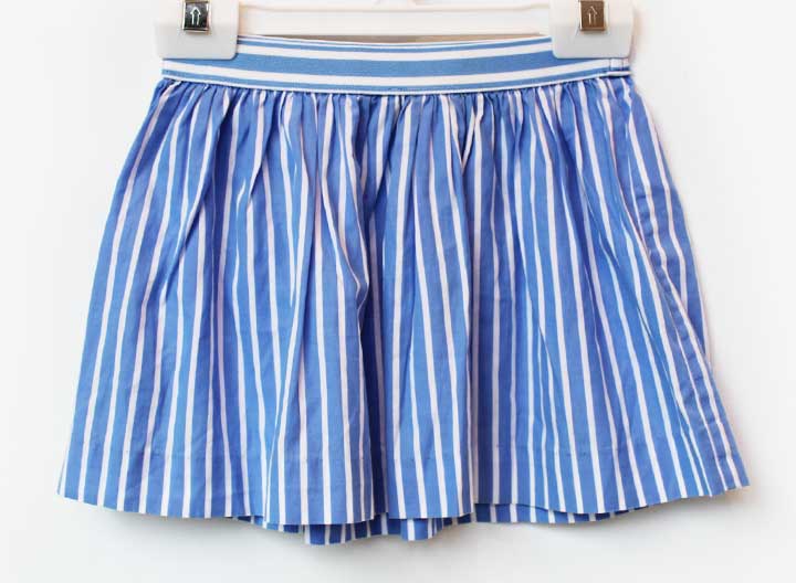 Flare Skirt - ラルフローレン スカート 100cm キッズ 女児 ブルー×白【中古】【新入荷!】★
