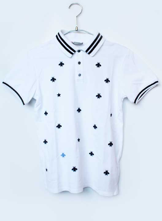 Short Sleeves - グッチ 半袖ポロシャツ 150cm キッズ 男児 女児 白【中古】【新入荷!】★
