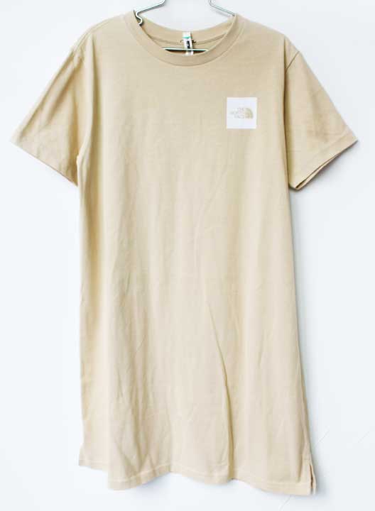 ザノースフェイス 半袖ワンピース 140cm キッズ 女児 ベージュ【中古】【新入荷!】★