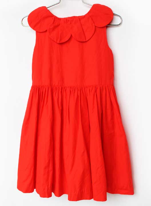 Sleeveless - ジャカディ ノースリーブワンピース 110cm キッズ 女児 オレンジ【中古】【新入荷!】★