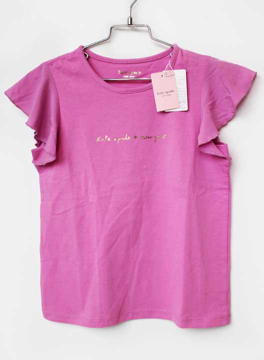 ケイトスペードニューヨーク 半袖カットソー 140cm キッズ 女児 紫系【新品 未使用品】【新入荷!】★