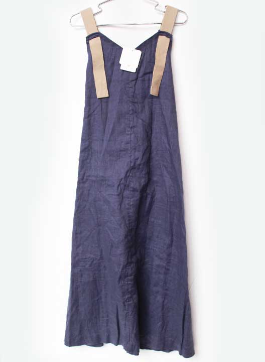 銀座サエグサプラス ジャンパースカート 140cm キッズ 女児 紺【新品 未使用品】★