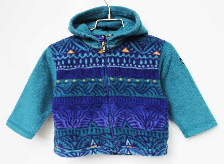パタゴニア ベビーシンチラカーディガン 80cm キッズ 男児 女児 ブルー系【中古】...